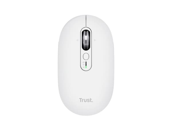 Trust Seron Slim Multi, Molempikätinen, Optinen, RF Wireless + Bluetooth, 3200 DPI, Valkoinen