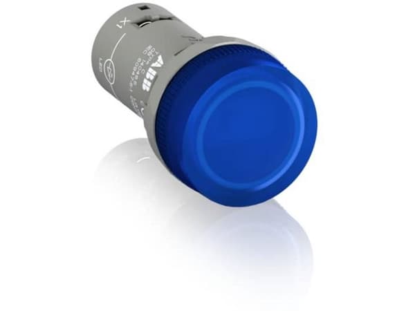 ABB CL2-502L, LED-element, Blå, IP66, IP67, IP69, AC, 30 mm, 52 mm