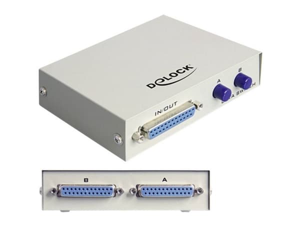 Delock Parallel Switch - Switch - 2 x parallell - stasjonær
