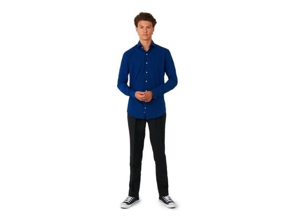 Marineblå skjorte, teens