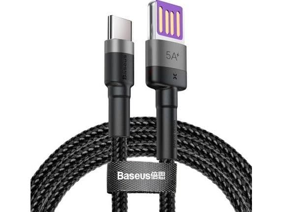 Baseus CATKLF-PG1, 1 m, USB C, Svart