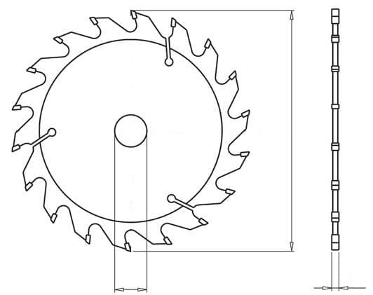 DEDRA H40060, Trä, 40 cm, 3 cm, 1 styck