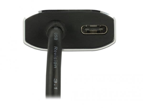 Delock - Ekstern videoadapter - VL100 - USB-C - HDMI - mørk grå - løsvekt