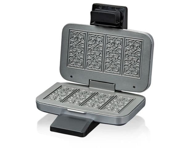 Cloer 6119, 4 våffla/våfflor, Rektangulär, Silver, Plast, 0,85 m, 600 W
