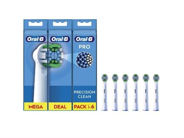 Oral-B refill EB20-6 Precision Clean (6-pakning)