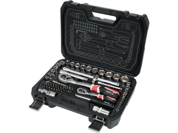YATO SET OF KEYS 1/4" / 1/2" 72 elements.