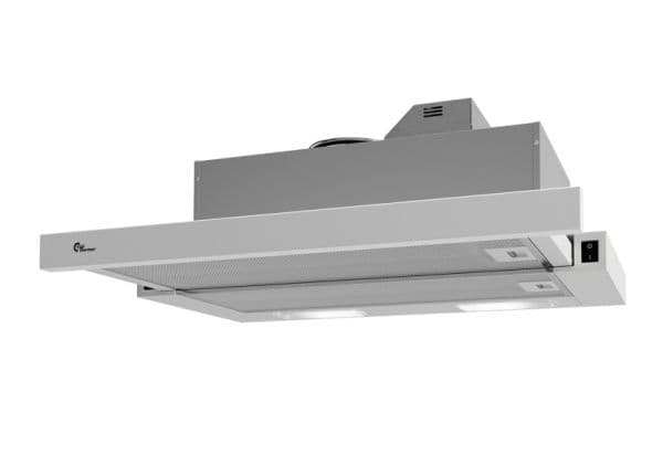 Hette Gemini III Hette for sentralventilasjon 60 cm. - Hvit