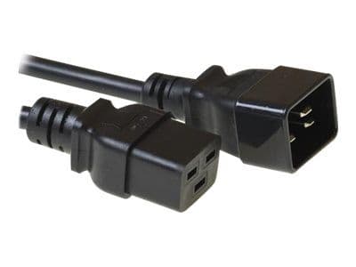 MicroConnect - Strømkabel - IEC 60320 C19 til IEC 60320 C20 - 16 A - 50 cm - lajiteltu
