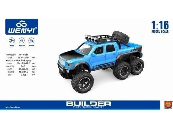 Blå off-roader 1:16 WY470B