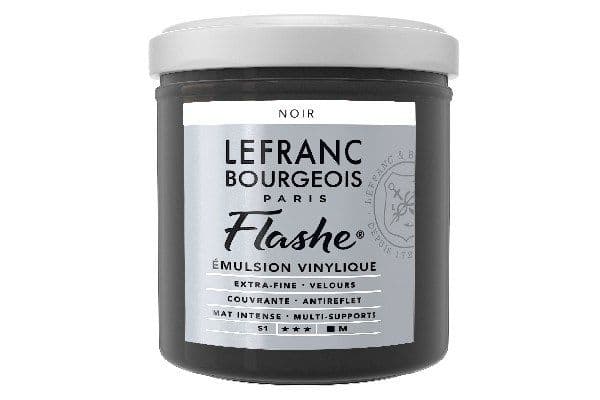 Flashe akryyli 125ml Musta 265