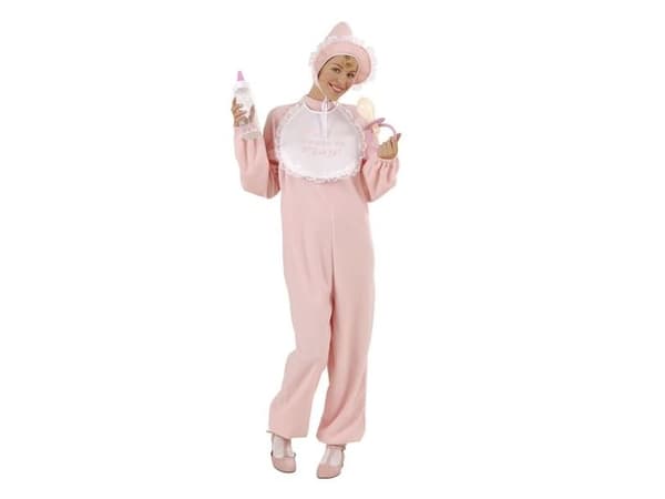 Baby kostume, lyserød