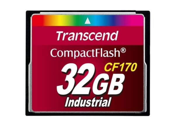 Transcend CF170 Industrial - Flash-minneskort - 32 GB - 170x - CompactFlash