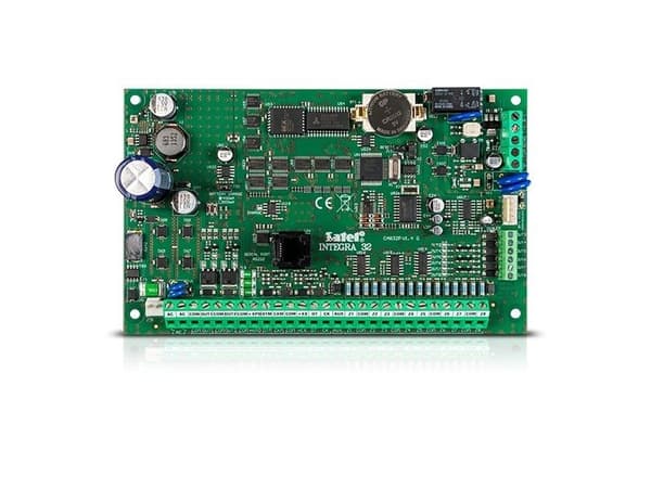 INTEGRA 32 alarmsystem kontrollpanel, opptil 32 soner og utganger