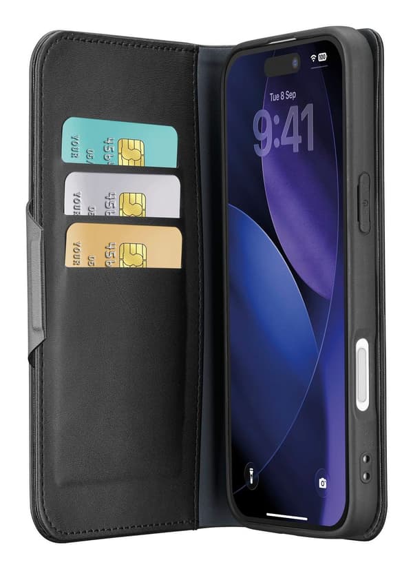 Cellularline BOOKAG2IPH18PROK, Folio-kotelo, Apple, iPhone 18 Pro, 16 cm (6.3"), Musta
