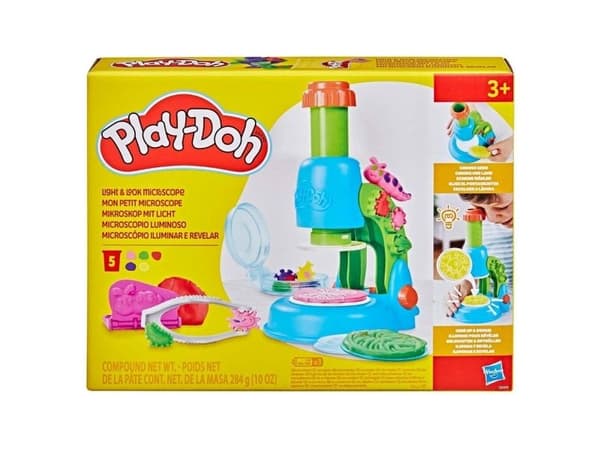 Play-Doh Light & Look mikroskopset