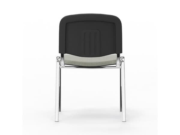 Iso tuoli, vihreä, kromatut tuolin jalat