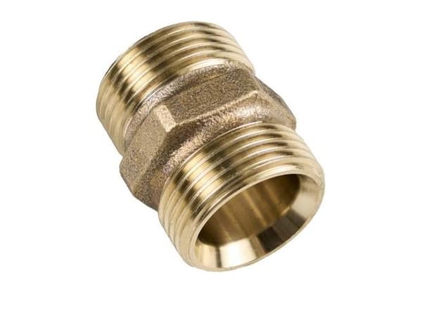 Brystnippel Multipex 3/4x3/4'' Euro bronz
