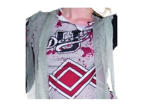 Zombie cheerleader-kostym