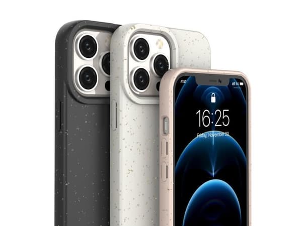 Eco Case silikondeksel til iPhone 14 Plus nedbrytbart pink