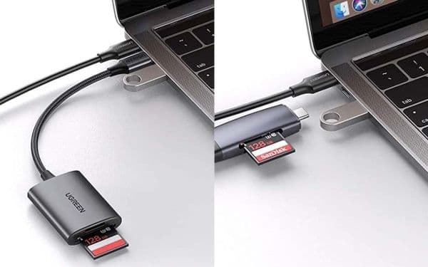 Ugreen USB-C kortinlukija, UGREEN CM401 (harmaa)