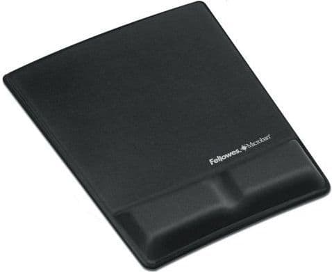 Fellowes Wrist Support - Musematte med håndleddsstøtte - svart