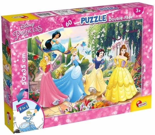 Lisciani Puzzle Df Plus 60 prinsessa, 3 vuotta