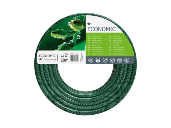 CELLFAST ECONOMIC, 20 m, Ovan jord, Grön, Polyester, 20 Bar, -10 - 50 ° C