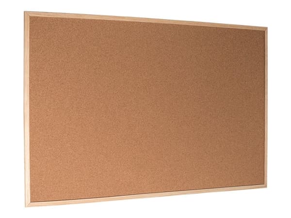 Displaybräda Esselte 120x90 cm kork med träram