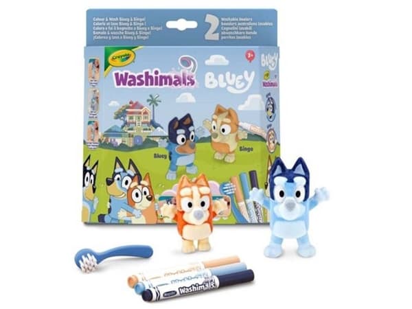 Crayola Scribble Scrubbie Bluey med 2 husdjur