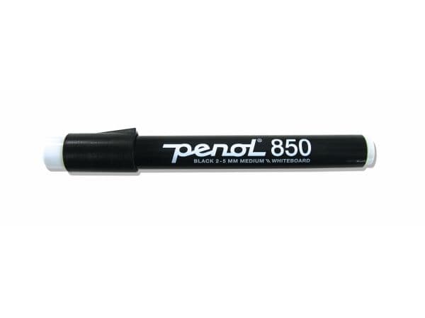 Whiteboardmarker Penol 850 sort 2-5mm (stk.)