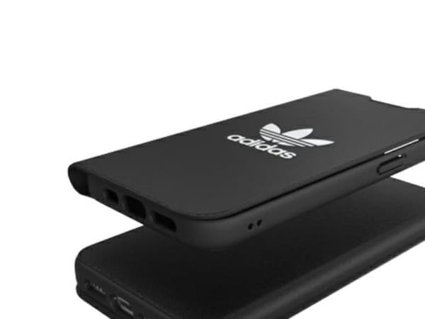 Adidas OR Booklet Case BASIC iPhone 13 6,1" svart hvit/sort hvit 47086