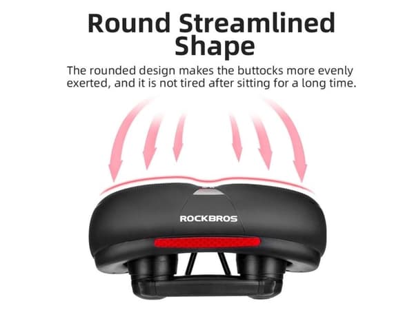 Rockbros satula AQ-6090B - musta/sininen
