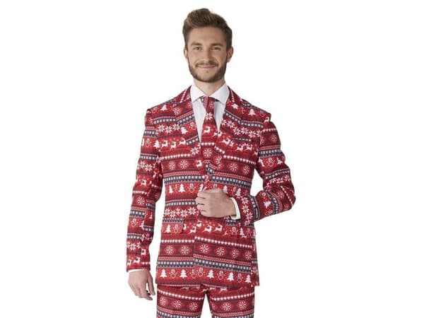 Suitmeister Nordic Pixel Red