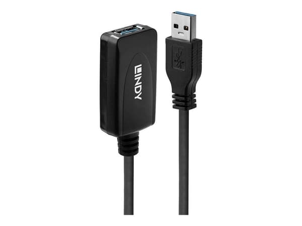 LINDY - USB-utvider - USB 3.0 - 9-pins USB-type A / 9-pins USB-type A - opp til 5 m