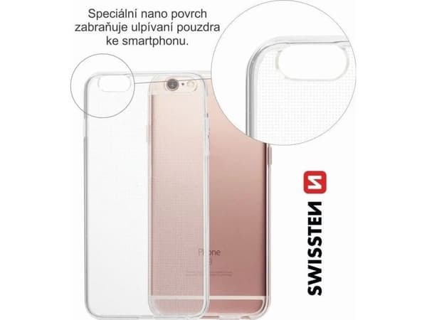 Swissten silikonfodral för iPhone 7/8/SE 2 st transparent