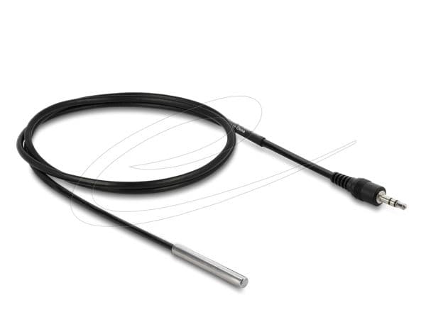Delock - Temperatur sensor - svart - 1 m