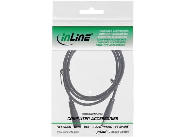 InLine 26801B, 1 m, Type A (5.5 mm, 2.1 mm), Type A (5.5 mm, 2.1 mm)