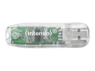 Intenso Rainbow Line - USB flash-enhet - 32 GB - USB 2.0 - transparent