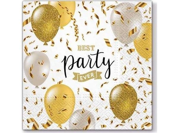 Art-Pol servetter Elegant Balloons