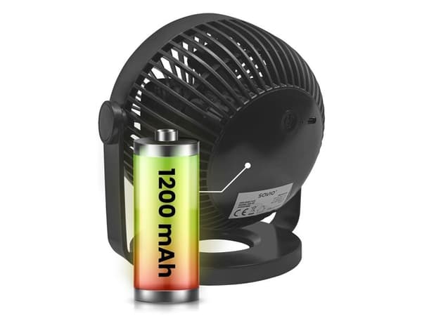 Savio AD-03 fläkt vit