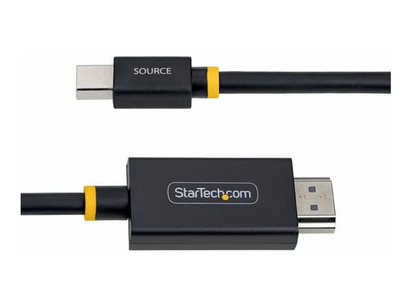 Startech - Adapterkabel - Mini DisplayPort han til HDMI han - 2 m - sort - aktiv, 4K60 Hz support