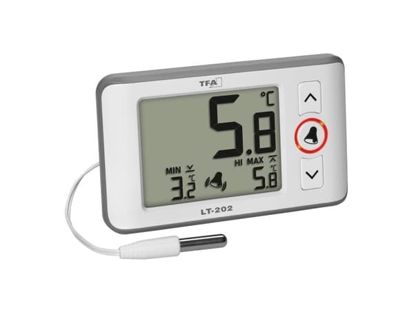 TFA Dostmann digitalt proftetermometer med kabelsensor LT 202 termometer hvit (30.1052.02) (30.1052.02)