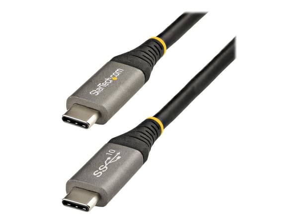 StarTech.com USB315CCV2M, 2 m, USB C, USB C, USB 3.2 Gen 1 (3.1 Gen 1), 5 Gbit/s, Musta, Harmaa