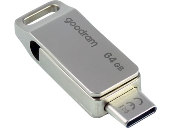 GOODRAM ODA3 - USB-flashstasjon - 64 GB - USB 3.2 Gen 1 / USB-C