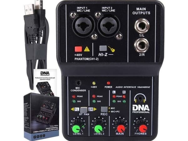 Bitmat DNA Mix 2-kanals USB-phantommixer