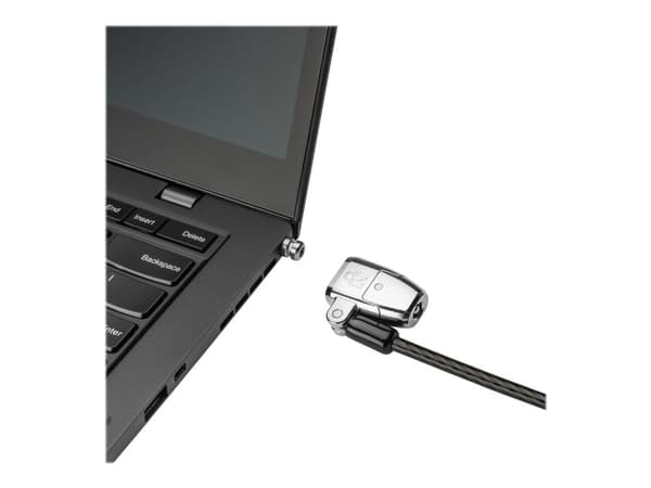 Kensington ClickSafe 2.0 Universal Keyed Laptop Lock - Lås för säkerhetskabel - 1.8 m