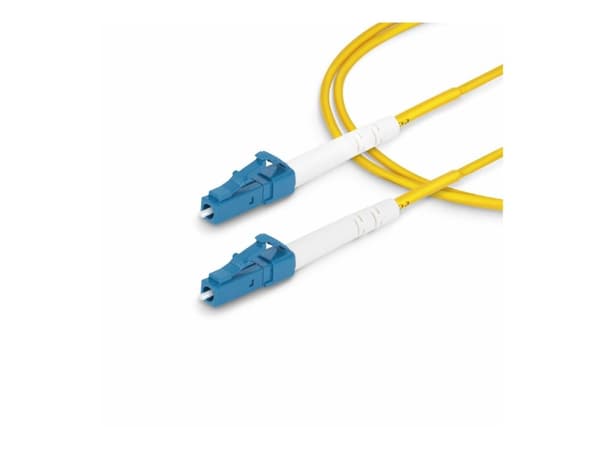 Startech 3m (9.8ft) LC to LC (UPC) OS2 Single Mode Simplex Fiber Optic Cable, 9/125µm, Laser Optimized, 40G/100G, Bend Insensitive, Low Insertion L...