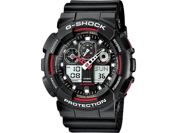 Casio GA-100-1A1ER, Vanntett, Quartz