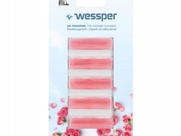 Wessper duftinnsats Wessper til støvsuger rose /5 stk.