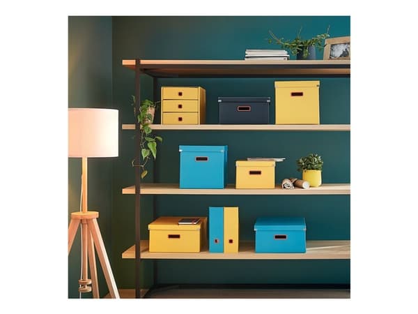 Arkivboks Click &amp; Store Cosy Medium gul